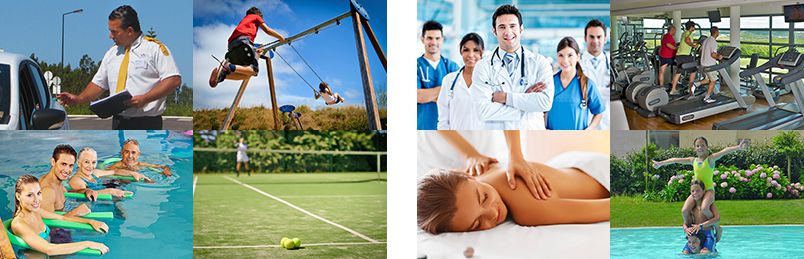 Várias Infrastruturas do Belas Clube Campo